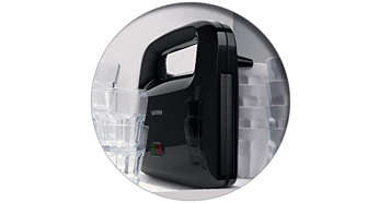 Philips Sandwich Maker (HD2393/92) Vertical, compact storage
