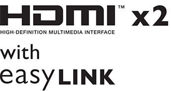 Два входа HDMI с EasyLink для удобства подключения