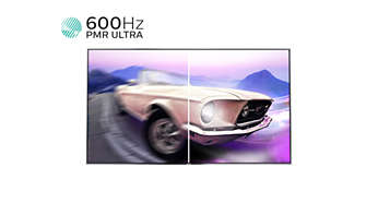 600 Hz PMR Ultra HD pro dokonalý pohyblivý obraz