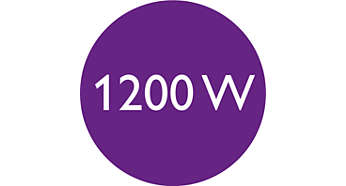1200W for gentle drying