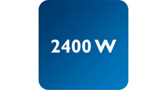 2400 W pentru &icirc;ncălzire rapidă a fierului