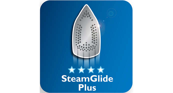 Mükemmel kayganlık için özel SteamGlide Plus taban