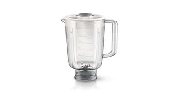 1.25L blender jar with easy to clean detachable blade