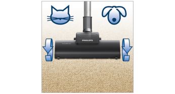 Halılardaki evcil hayvan tüylerini temizlemek için SuperTurbo Fırça