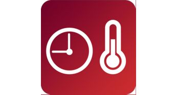 Digital screen for easy control of time and temperature