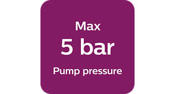 Presiune pompă max. 5 bari