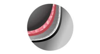 Oală interioară foarte groasă de 2,0 mm cu acoperire nanoceramică