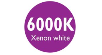 Luz blanca brillante xenón 6000 K
