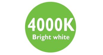 Lumière blanche brillante 4000K