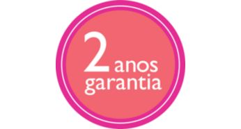 O depilador SatinGirl vem com 2 anos de garantia