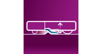 Contour following nozzle adjusts to uneven floors