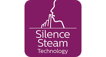 Silent steam technology: Powerful steam with minimum sound
