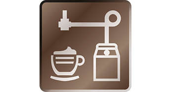 Bársonyos hab egyetlen gombnyomásra az automata tejhabosítóval