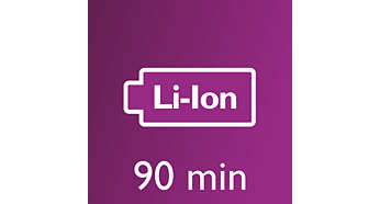 Nagy teljesítményű lítium-ion akkumulátor a 90 perces működési időhöz