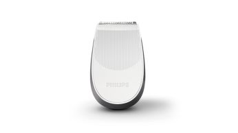 Click-on trimmer for perfect moustache and sideburn trimming