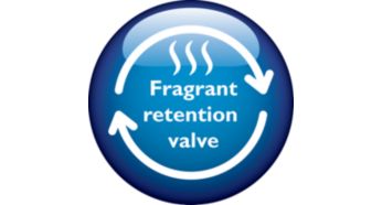 Fragrant Retention Valve to lock original tasty Rice