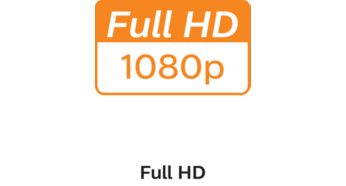 Высокая детализация благодаря разрешению 1080p Full HD