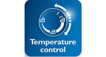 Maior controle de temperatura para facilitar o ajuste de temperatura