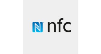 NFC-tilslutning med et enkelt tryk, der giver nem parring med Bluetooth®