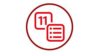 11 programações de cozimento pré-configuradas e função manual MyRecipe