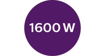 Dryer: 1600W drying power for perfect salon results