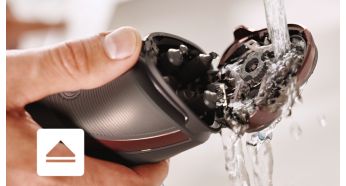 면도기는 수돗물 깨끗한 세척 할 수 있습니다