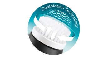 Unique DualMotion technology for ultimate cleansing
