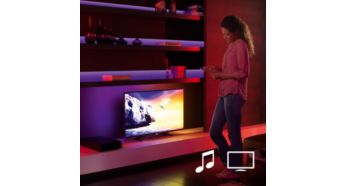 Sincronizează luminile Philips Hue cu muzica şi filmele