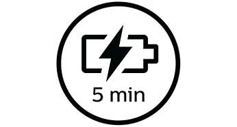 5 min quick charge