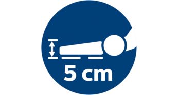 Design ultra-plat pour passer sous les meubles bas