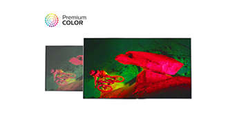 Premium Color осигурява невероятно подобряване на цветовете