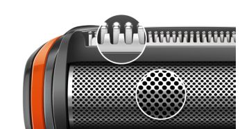 Confidently trim or shave all body zones