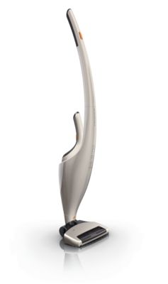 Aspirateur balai, gris perle