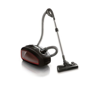 SilentStar Aspirateur avec sac 2 000 W, avec brosse SilentSeal