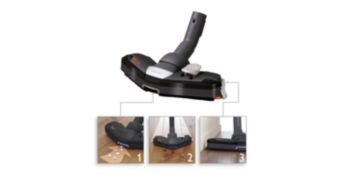 TriActive nozzle with unique 3-in-1 action