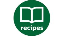 Libro de recetas con recetas para batidos, sopas, cócteles y salsas