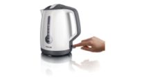 Light indicates when kettle is switched on