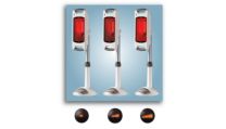 Variateur avec trois paramètres de chaleur