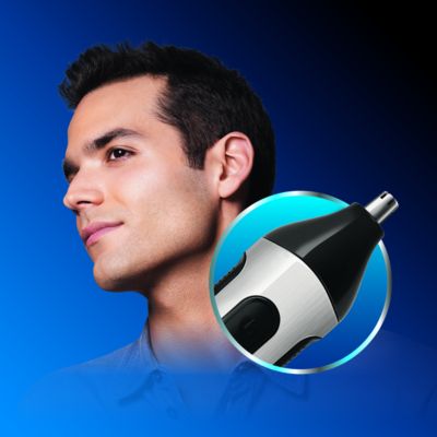 Nose, ear and eyebrow trimmer