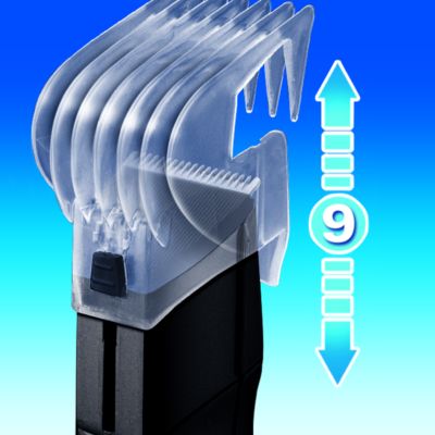 9 position hair clipper comb