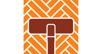 Parquet nozzle with soft brush hairs for scratch-protection