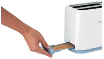 Removable crumb tray for easy cleaning