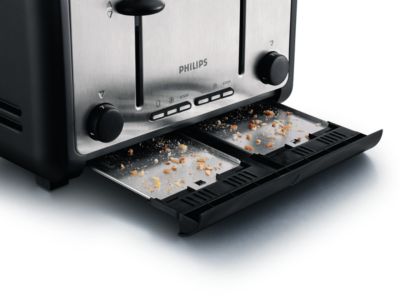 Removable crumb tray