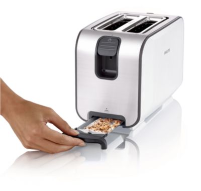 Removable crumb tray