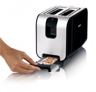 Removable crumb tray