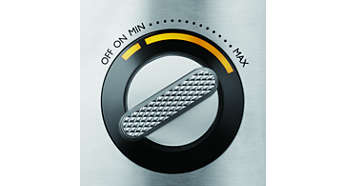 Variable speed control with illuminated display