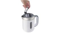 Filter ensures less cleaning and longer kettle life
