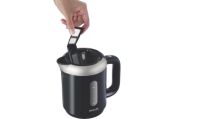 Filter ensures less cleaning and longer kettle life