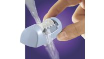 Washable epilation head for extra hygiene and easy cleaning