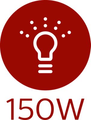 150W infračervená lampa s mimořádným zacílením